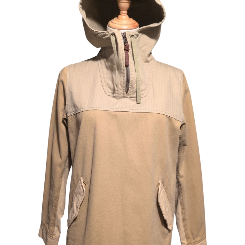 Burton Cleo Hooded Pullover Tan Utility Jacket Size Small - Picture 6 of 14
